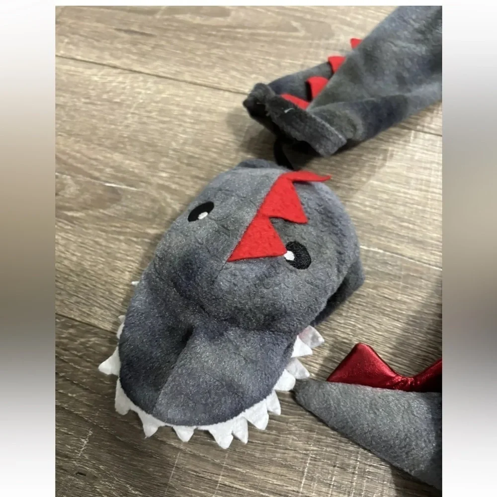 🎃Ministry of Rascals Toddler‎ Dragon Costume Age 3T Costume (grey & Red)​​​